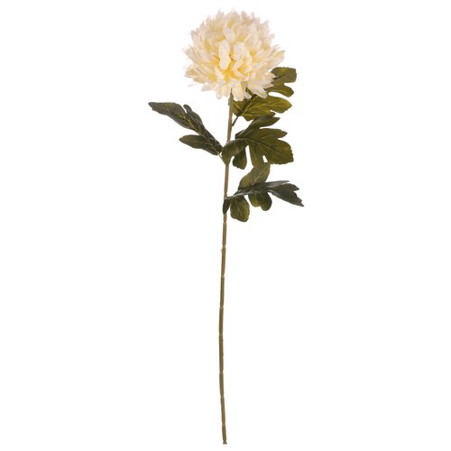 Krémszínű krizantém - művirág, 73 cm