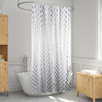 PEVA pöttyös zuhanyfüggöny, 180 x 180 cm