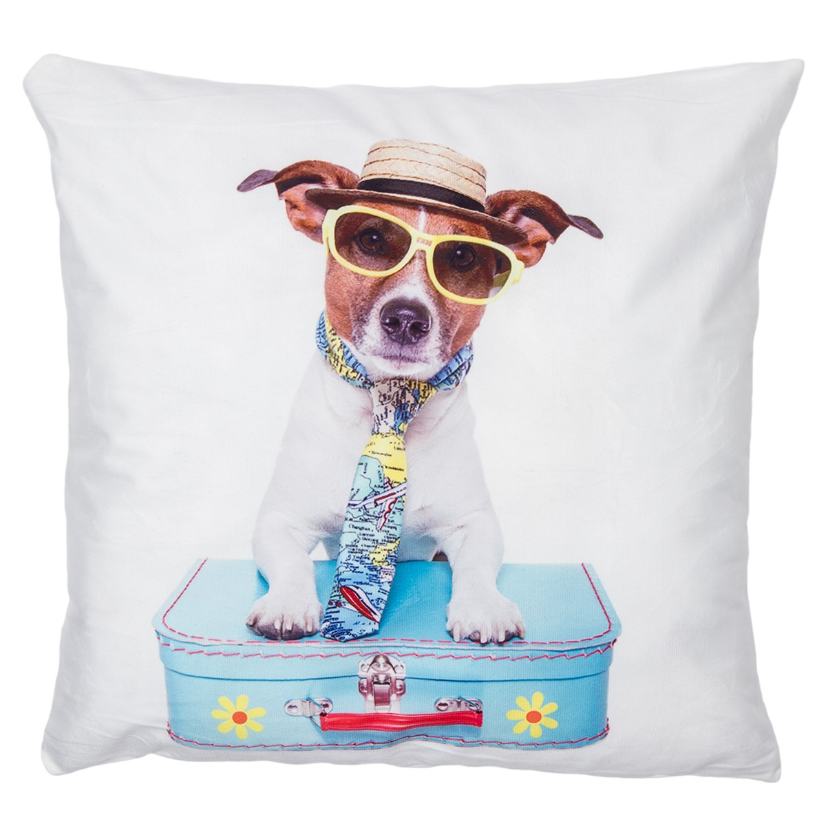 Jahu Obliečka na vankúšik Psík na cestách, 40 x 40 cm
