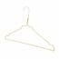 Compactor Set of 10 hangers, gold