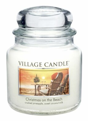 Village Candle Vonná svíčka Vánoce na pláži - Christmas on the beach, 397 g