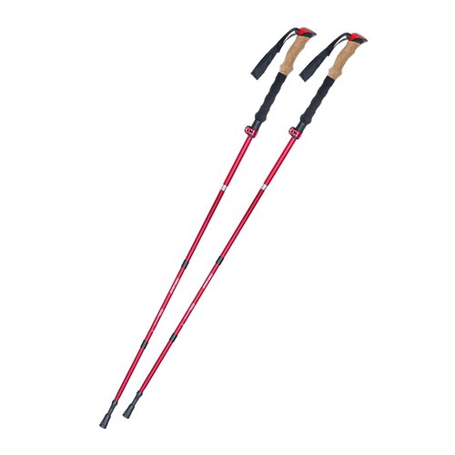Sportwell Składane kijki trekkingowe Flip lock,135 cm