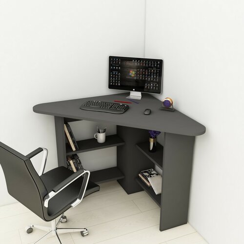 Pracovný stôl Corner Anthracite
