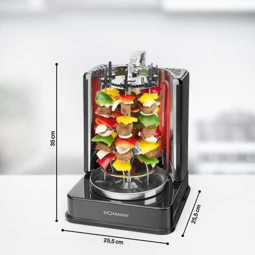 Bomann DVG 3006 függőleges multigrill