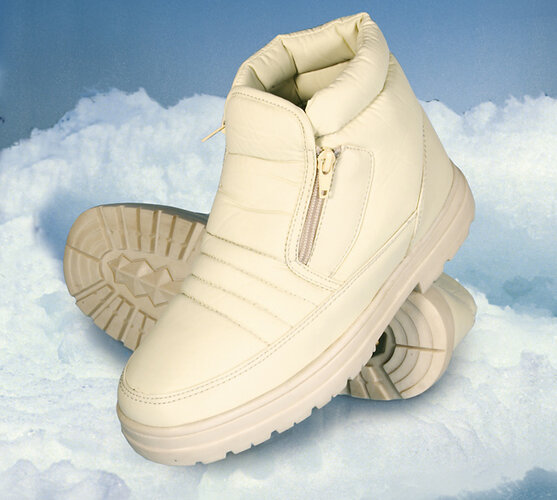 Zimní obuv Eskimo, béžová, 37