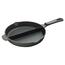 Cattara 13061 Grillpfanne mit Griff Duo Gusseisen , D. 25 cm