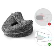 Perna între genunchi cu elastic