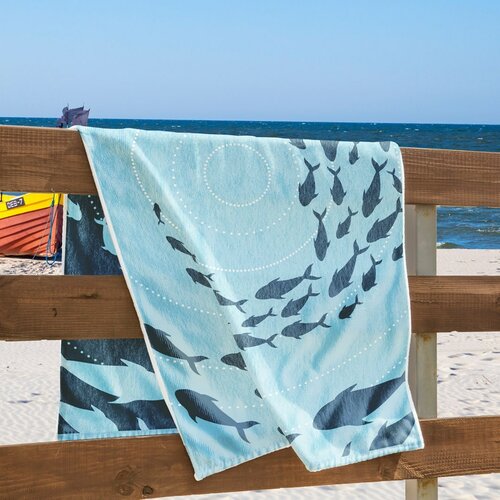 DecoKing Plažna brisača Shoal, 90 x 180 cm