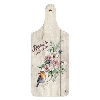 Bohemia Gifts Roses dekoratív fa vágódeszkaRózsák