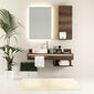 AmeliaHome Bati fürdőszobaszőnyeg, fehér, 50 x 70 cm