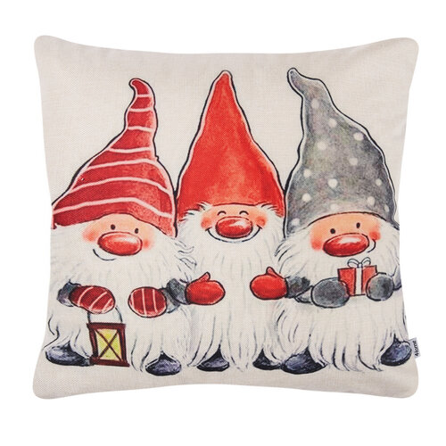 4Home Kissenbezug Christmas Dwarfs, 45 x 45 cm