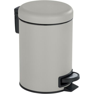 Wenko Pedálový odpadkový koš Leman 3 l, taupe
