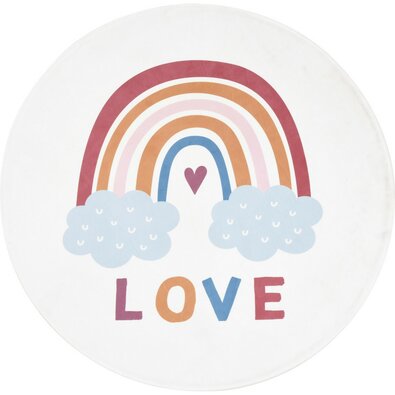 Hatu Covor pentru copii Love, diametru 100 cm