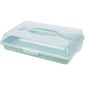 Tavă de servire cu capac EH 44 x 31 x 10 cm, verde