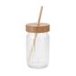 EH Szklanki do napojów z bambusowym wiekiem, 0,5 l