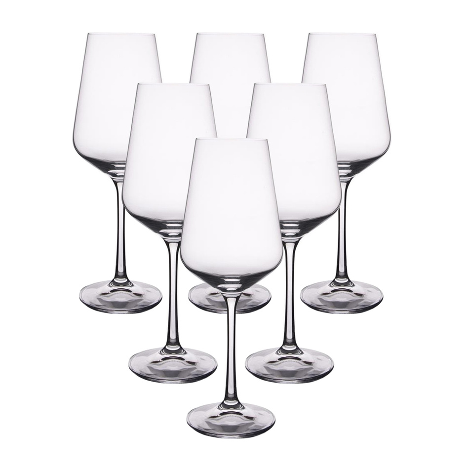 Set 6 pahare de vin alb Crystalex SANDRA,0,25 l, 250 ml