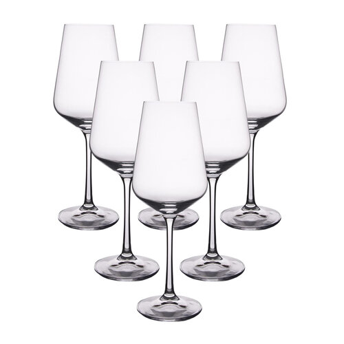 Crystalex 6dílná sada sklenic na bílé víno SANDRA, 0,25 l