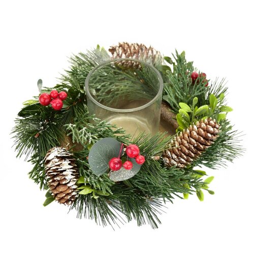 Świecznik świąteczny Milano, 8,5 x 20 cm