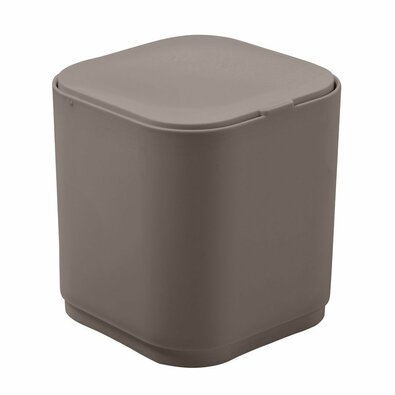 GEDY 630852 Seventy настільний кош для сміття відкидний, 1,2 л, тортора