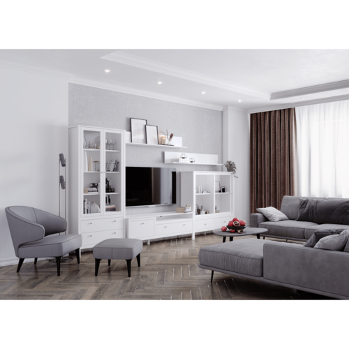 Wandregal OLJE 160, weiß