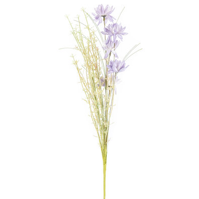 Umetne travniške cvetove 50 cm, vijolične