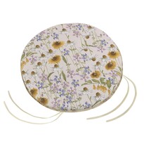 Pernă de scaun rotundă dreaptă Ivo Mușețel, 40 cm Pernă de scaun rotundă dreaptă Ivo Mușețel, 40 cm