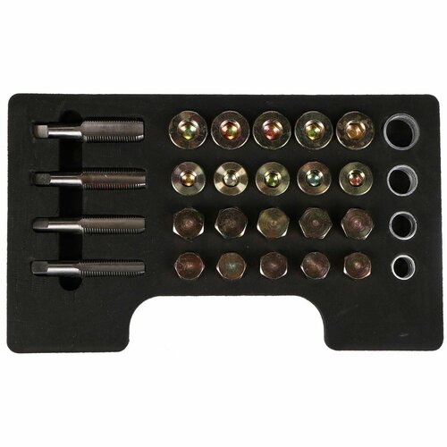 Sixtol Komplet za popravilo navojev oljnih vanjevMECHANIC OIL PAN SET 64, 64 kos