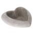 Beton kerti edény Szív szürke, 22 x 9 cm