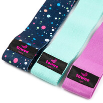 Towee Cosmic Booty band textil gumiszalag edzéshez, 3 db Towee Cosmic Booty band textil gumiszalag edzéshez, 3 db