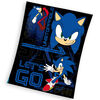 Carbotex Dětská deka Nezastavitelný Ježek Sonic, 130 x 170 cm