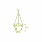 Plastia Jardinieră auto-udare Siesta teracota, diam. 30 cm