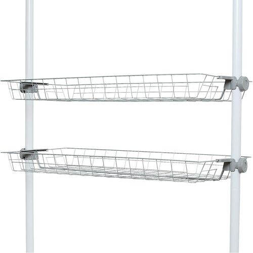 Wenko Set mit 2 Drahtkörben Herkules, Weiß