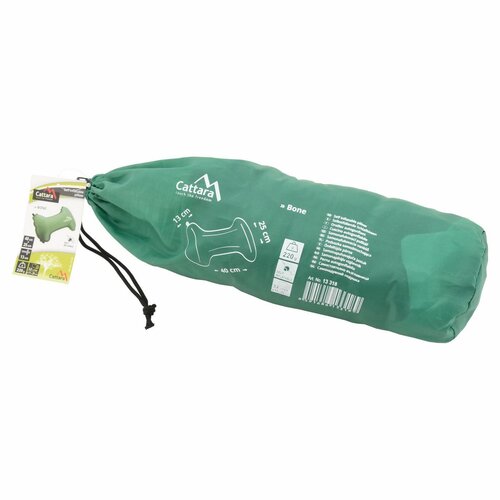Cattara Самонадувна подушка Bone зелений, 40 x 25 x 13 см