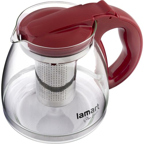 Lamart LT7074 konvice Verre, 1,5 l, červená