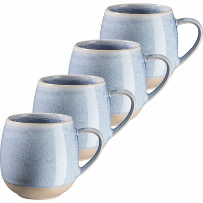 Mäser Set 4 skodelic AQUATA – 355 ml, modre