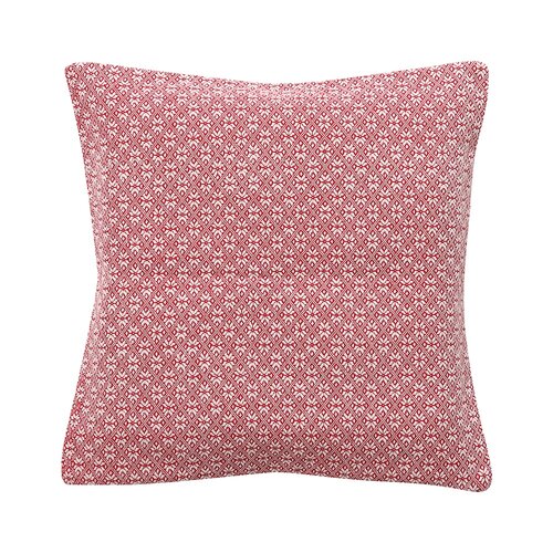Kopfkissenbezug Nordica Rot/Weiß, 45 x 45 cm