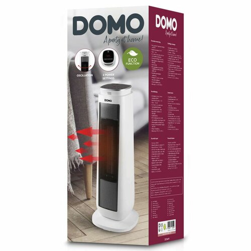 DOMO DO7347H sloupový teplovzdušný ventilátor