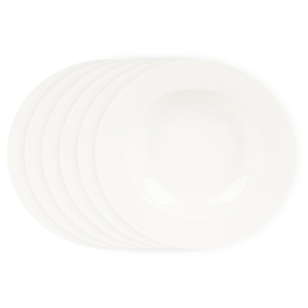 Mäser Sada hlbokých tanierov Clasico 21,5 cm, 6 ks, biela