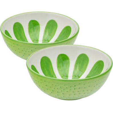 Altom Set keramičnih skodelic Tropicana limetka12,5 cm, 2 kos