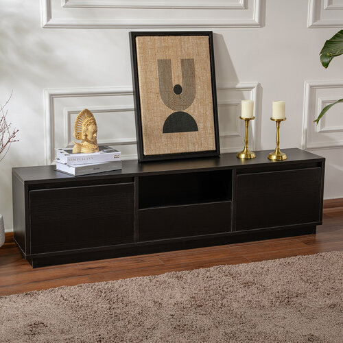 TV-Lowboard Vanguard Wood Black