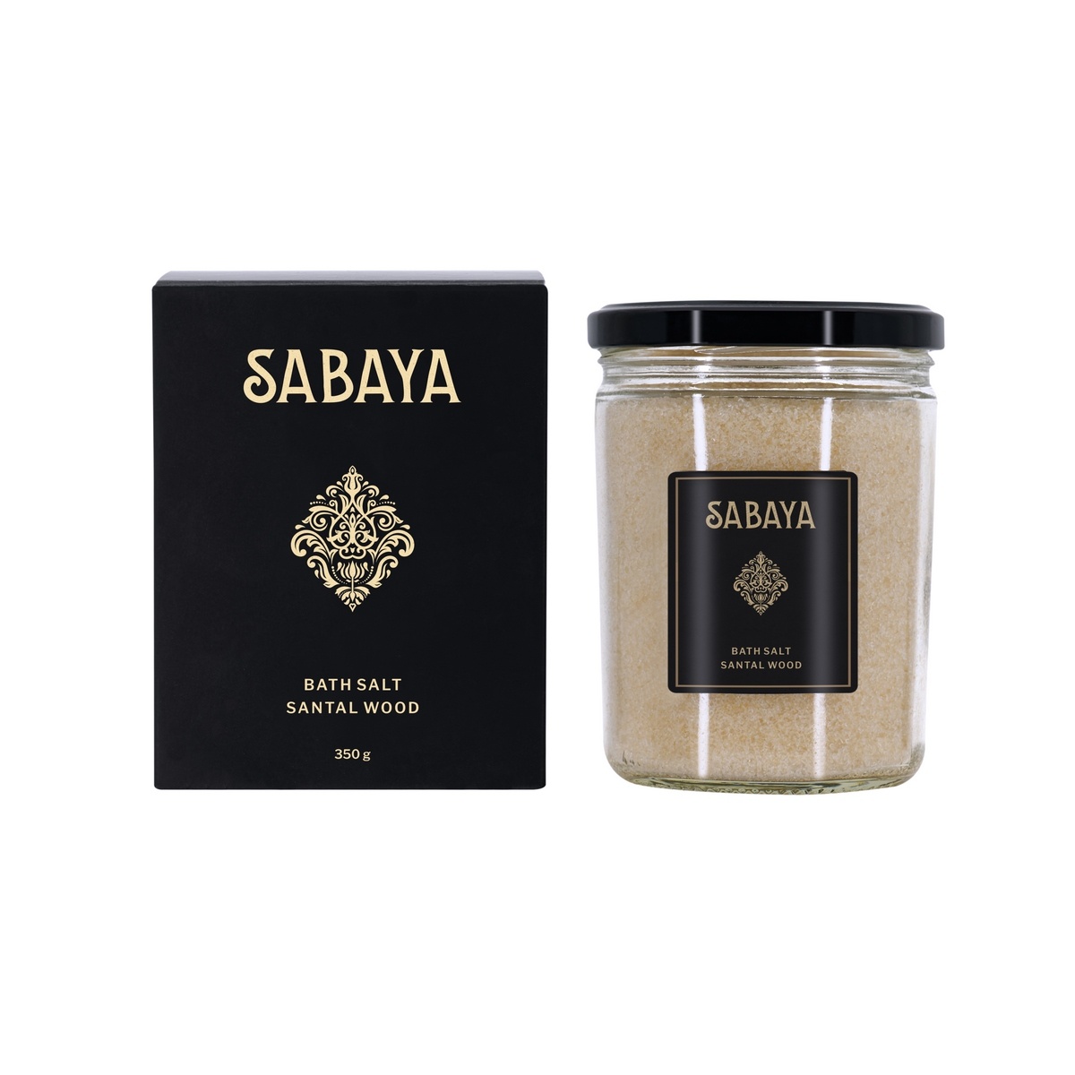 Levně Sabaya Sůl do koupele Santalové dřevo, 350 g