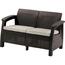 Keter Gartensofa Corfu 128 x 70 x 79 cm, braun