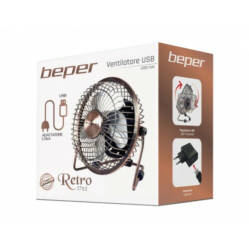 BEPER VE402 stolní USB ventilátor RETRO