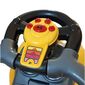 Mașinuță Baby Mix Mega Car 3in1 cu bară de ghidare, albastru
