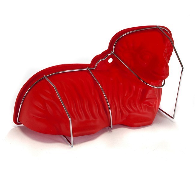 CULINARIA Banquet Forma silikónová Beránek červená, 30 x 16 x 9,5 cm