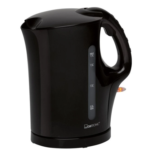Clatronic WK 3819 BK vízforraló, fekete színű, fekete