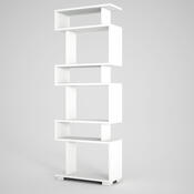 Bücherregal Block White Walnut