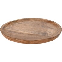 Dekorační talíř z akáciového dřeva, 22,5 x 1,8 cm