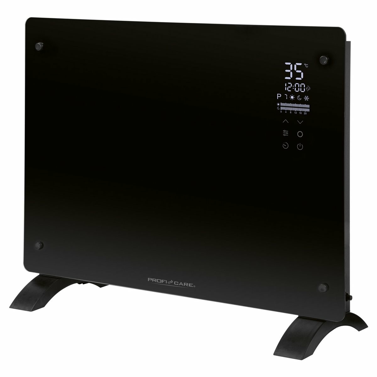 ProfiCare GKH 3118 konwektor szklany 1500 W, czarny