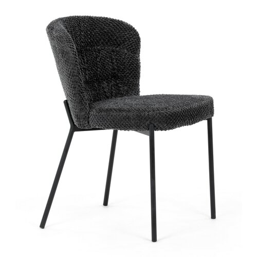Étkezőszék garnitúra Bouclé CT-W1077 GREY2, 4 db